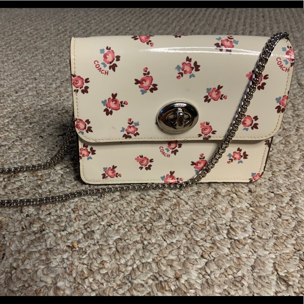 Mini Coach Over the shoulder Floral Bag